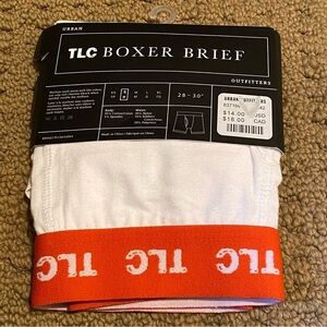 NWT~TLC Boxer Briefs with Red Waistband Size Small